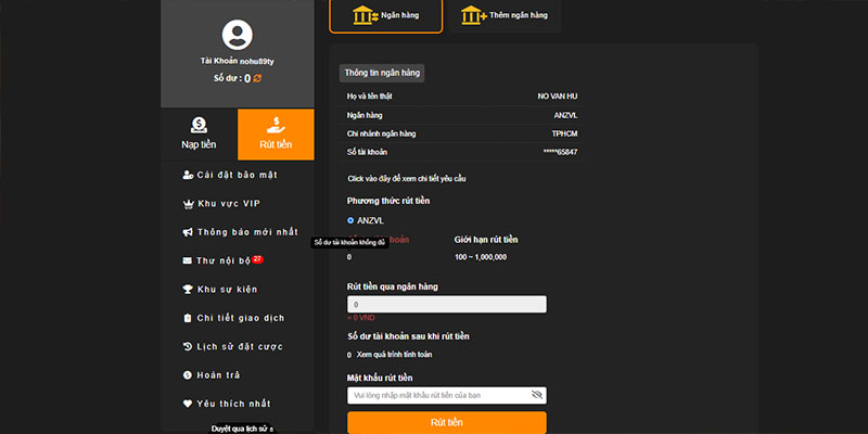 Chỉ dẫn cách rút tiền 8KBET thành công chỉ trong 4 bước